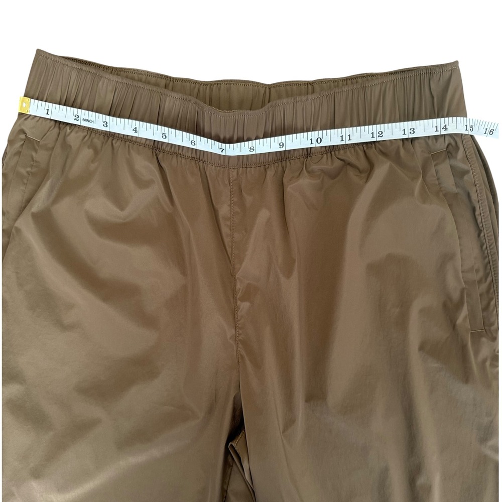 Athleta Rise Pants Brown Nylon Track Bungee Adjustable Small Active Streetwear - Picture 6 of 10